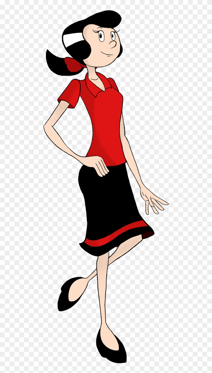 Olive Oyl Makeover - Olive Cartoon Clipart