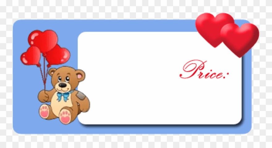Best Stock Photos Valentines Frame Blue Background - Teddy Bear Clipart