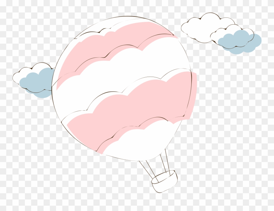 Cartoon Hot Air Balloon Element Decorative Pattern - Illustration Clipart