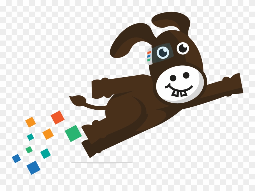 We Are The Digital Donkey - Cartoon Clipart