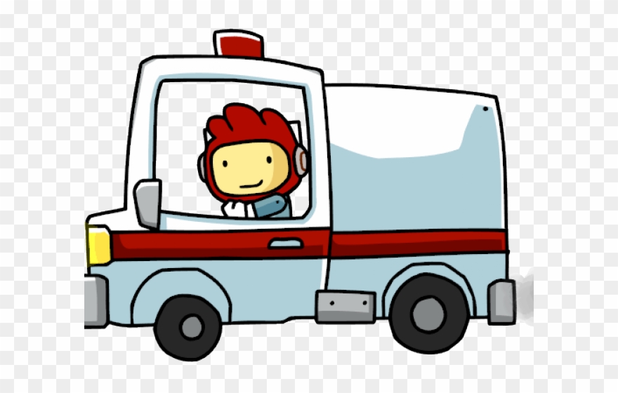 Ambulance Clipart Noise - Hospital Png Scribblenauts Transparent Png