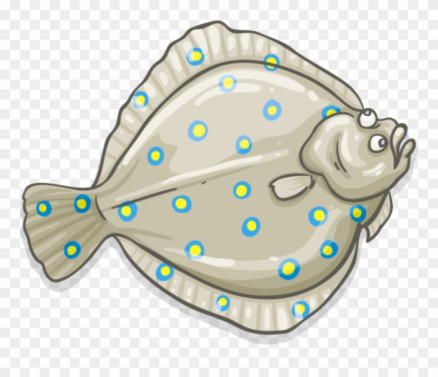 Flounder - Halibut Clipart