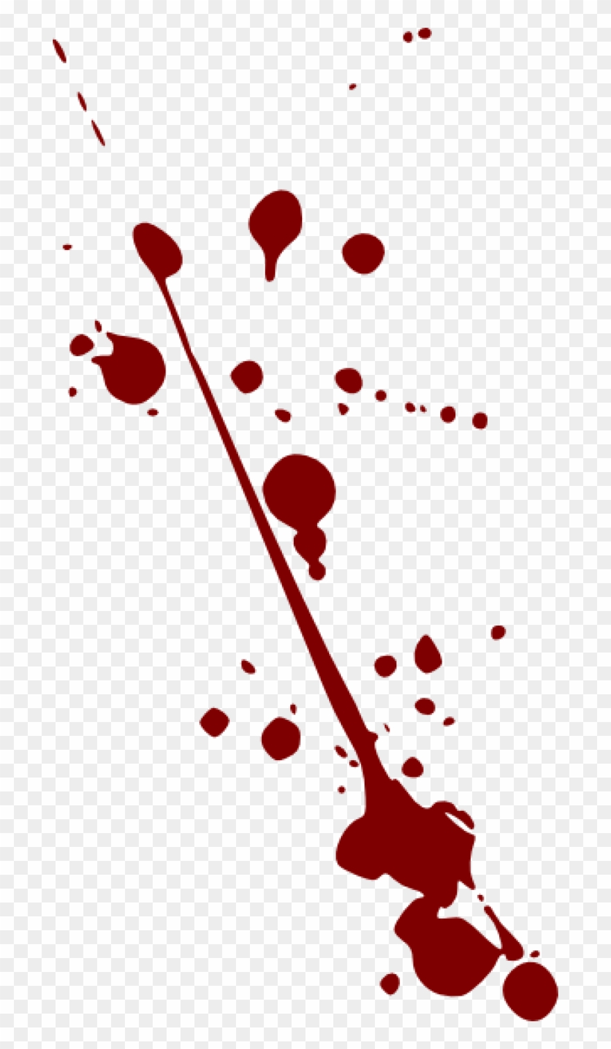 Blood Splatter Clipart Blood Splatter Clip Art At Clker - Blood Splatter Gif Transparent - Png Download