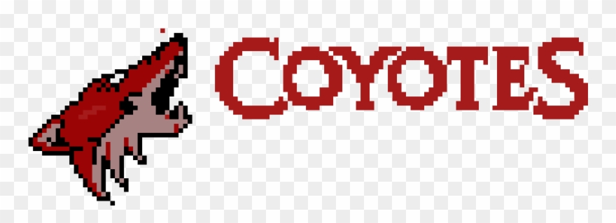 Arizona Coyotes Logo - Arizona Coyotes Pixel Art Clipart