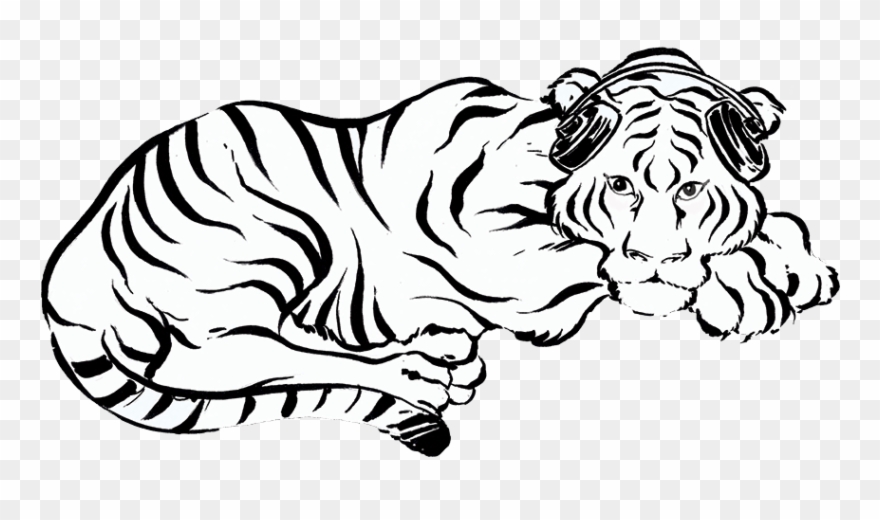 Tiger Whole Bodybig Eyes Copy Clipart