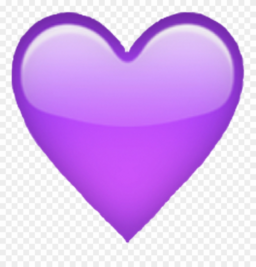 Queen Sticker - Purple Heart Emoji Apple Clipart