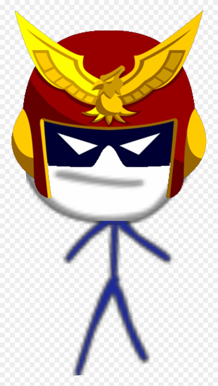 The Man Himself - Captain Falcon Helmet Clipart