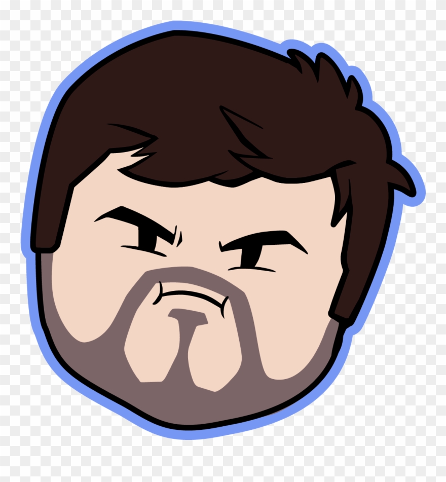 Updated Barry Grumphead, - Game Grumps Barry Head Clipart