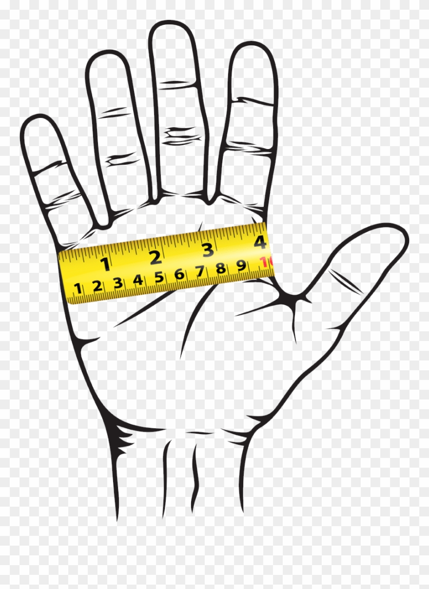 Carpalaid Hand Measurement Final - Hand Stop Drawing Clipart