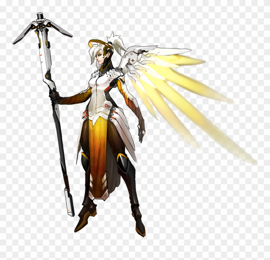 1200 X 1101 14 - Mercy Overwatch Render Clipart