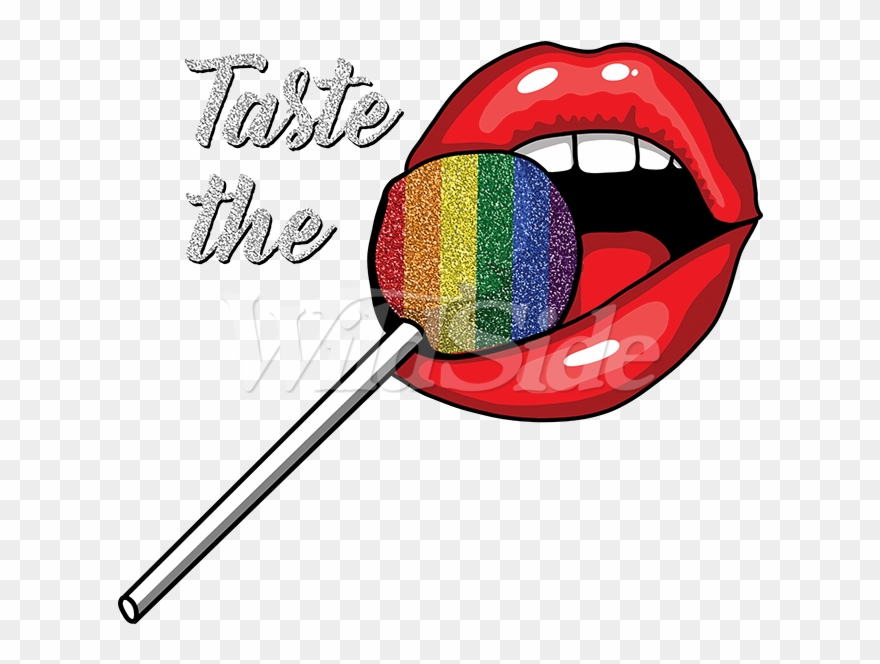 Taste The Rainbow Glitter Clipart