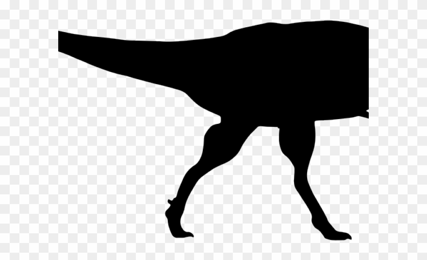 Tyrannosaurus Rex Clipart File - Silhouette - Png Download