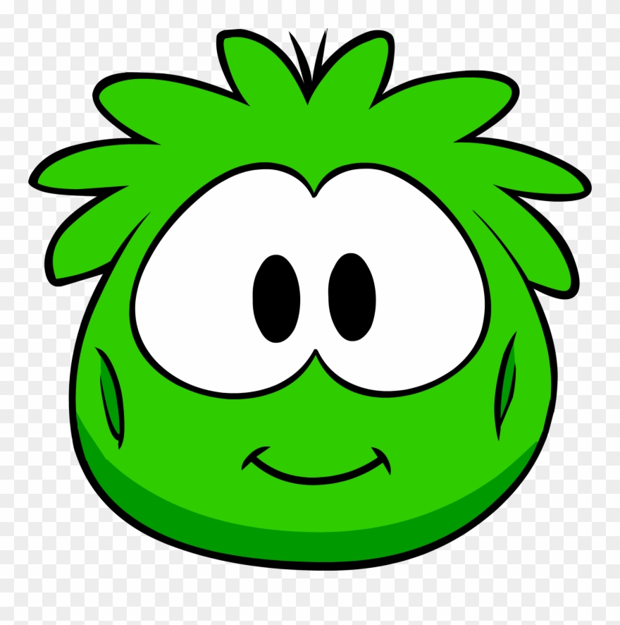 Green Puffle Costume Club Penguin Wiki Fandom Powered - Rainbow Puffle Clipart