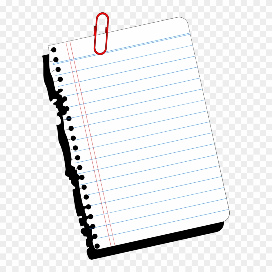 Top Images Notebook Clipart Black And White Hd Photos - Notebook Paper Png Transparent Png
