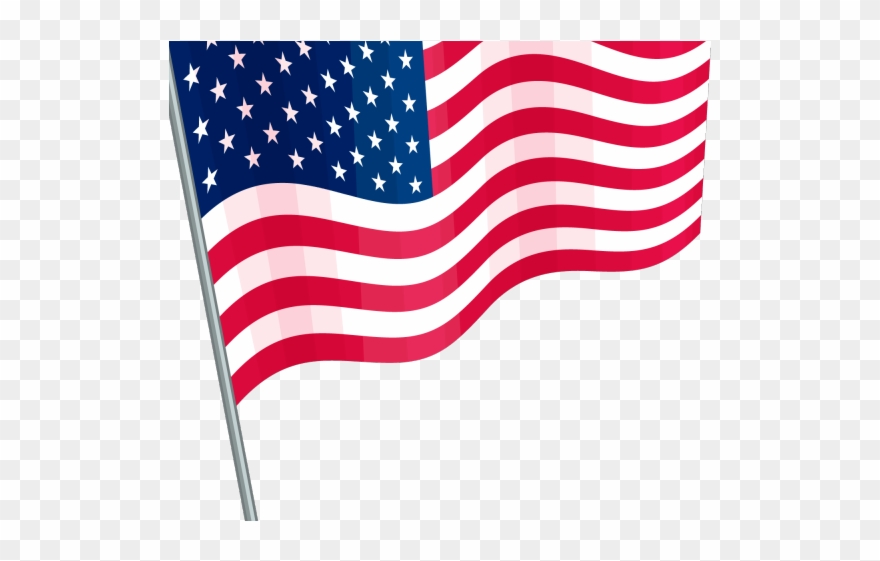 United States Clipart Vector - American Flag Clip Art - Png Download