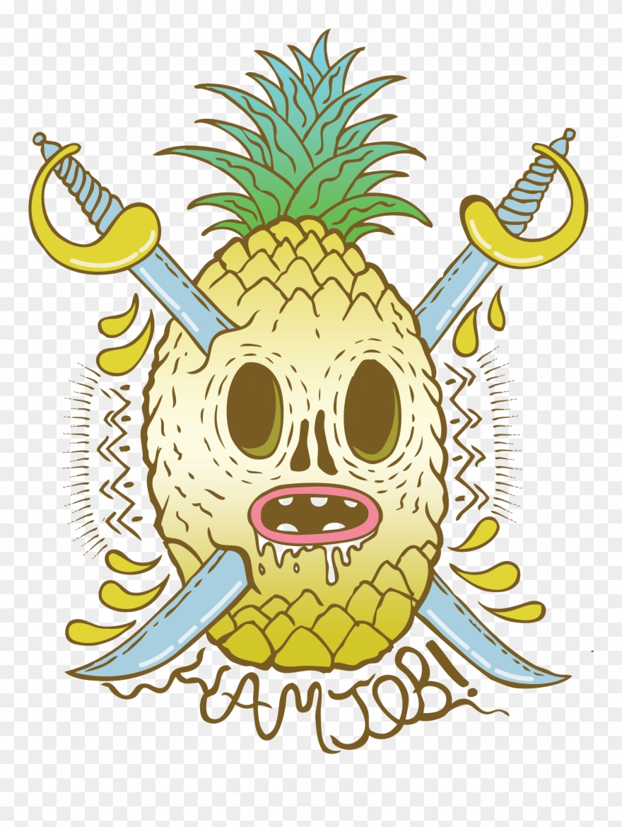 Hamjob Color - Pineapple Clipart