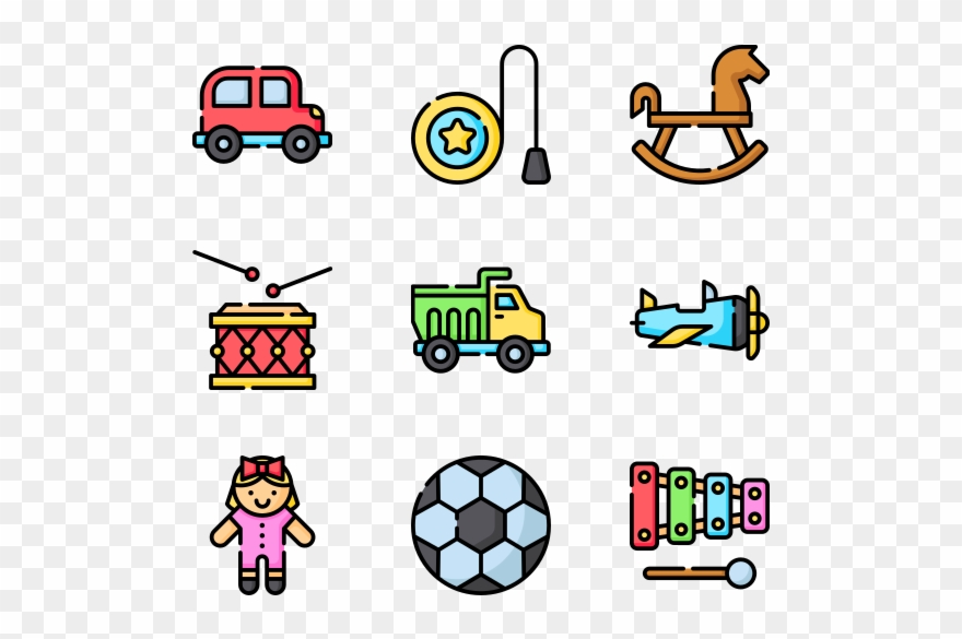 Children Toys - Icon Clipart