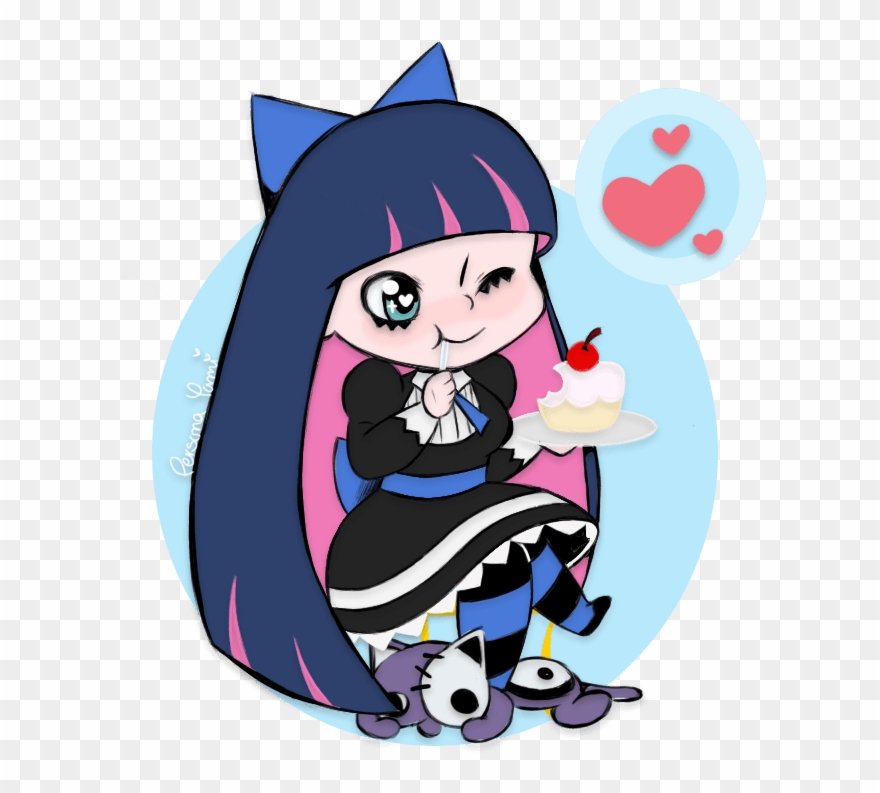 Gift Art For A Sweet Friend That Loves Stocking And - Stocking Anarchy Chibi Clipart
