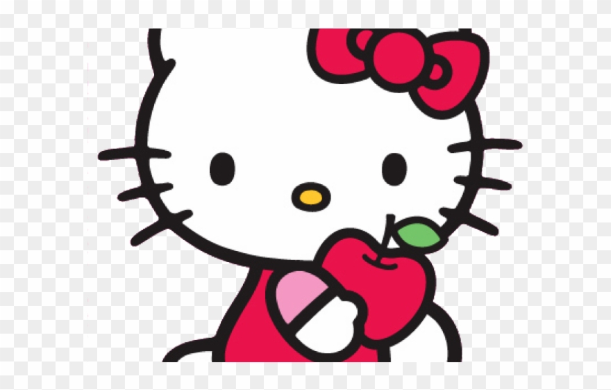 Plane Clipart Hello Kitty - Hello Kitty Icon Png Transparent Png