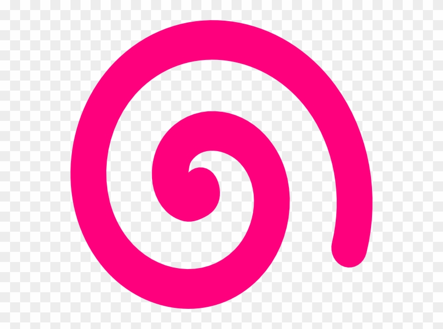 Pink Spiral Clipart - Png Download