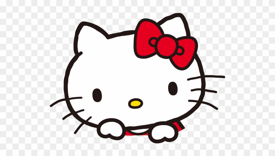 Hello Kitty - Hello Kitty Head Png Clipart