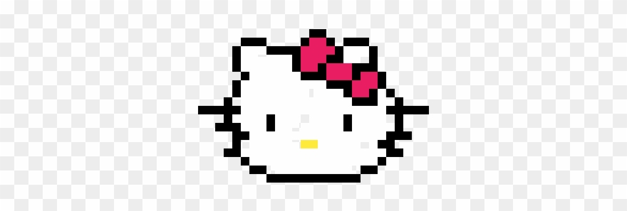 Hello Kitty - Hello Kitty Pixel Art Clipart