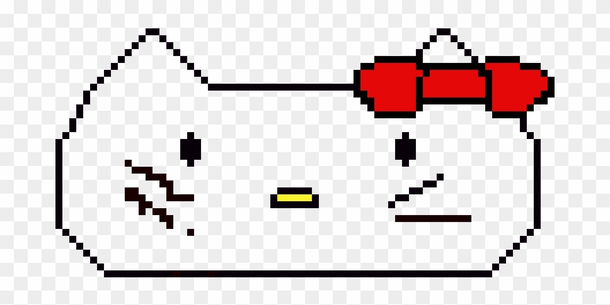 Hello Kitty - Easy Easter Cross Stitch Patterns Clipart
