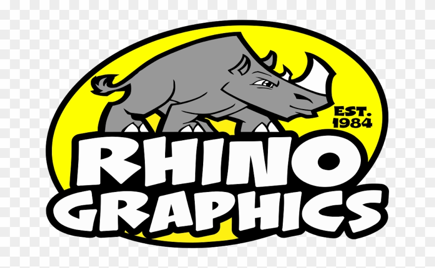 Cropped Rhino Graphics Clipart