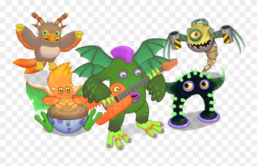 Rares On Air - My Singing Monsters All Monsters Clipart