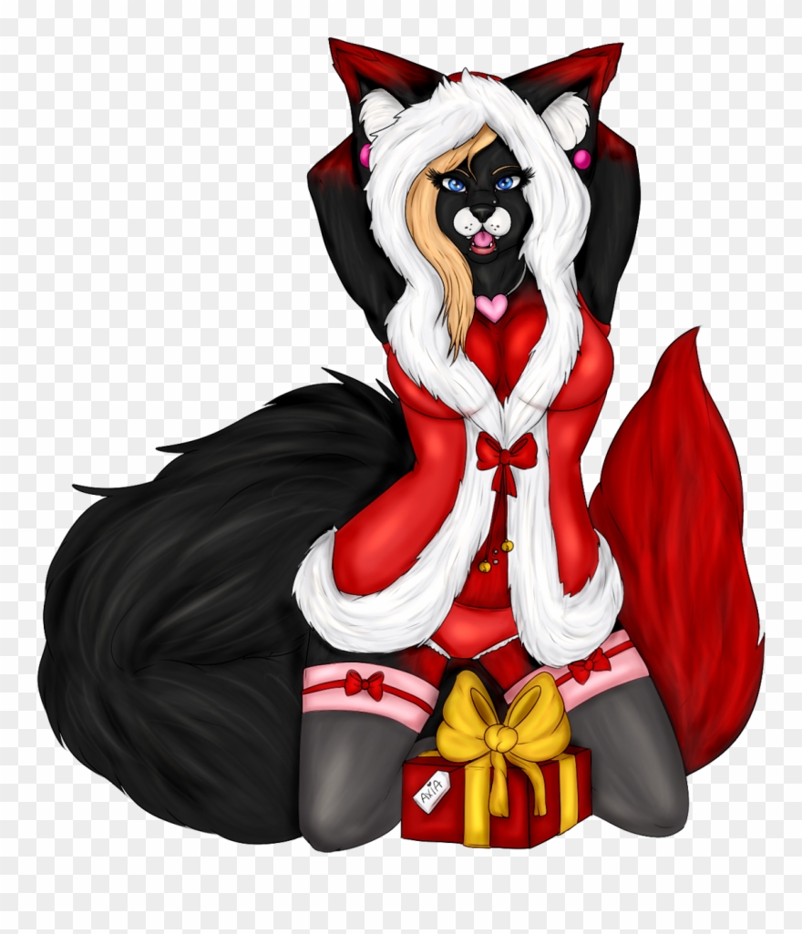 Sexy Lingerie Pinup - Cartoon Clipart