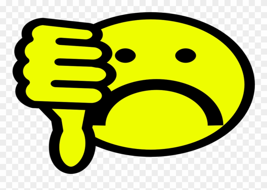 I Received A Message From A Friend Of Mine In The Industry - Thumbs Down Clip Art - Png Download