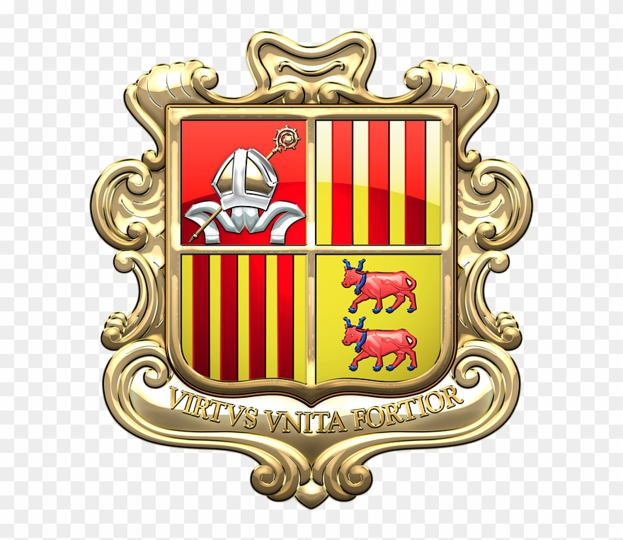 Andorra Clipart Coat - Wapenschild Andorra - Png Download
