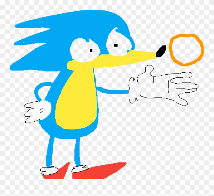 Sanic - Cartoon Clipart