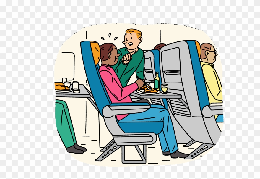 H Post Travel Dos And Donts 1 Dinnerservice Plane Final - Chair Clipart