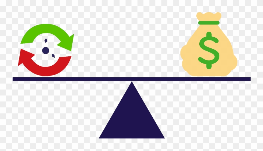 Balance Between Time And Money Clipart