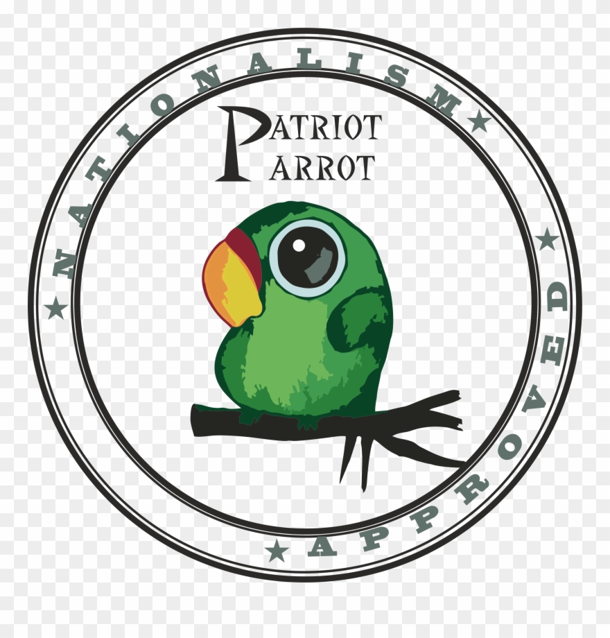 Patriot Parrot - Cartoon Clipart