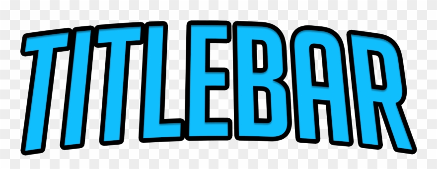 Titlebar Banner Hd - Titelbar Plugin Minecraft Clipart