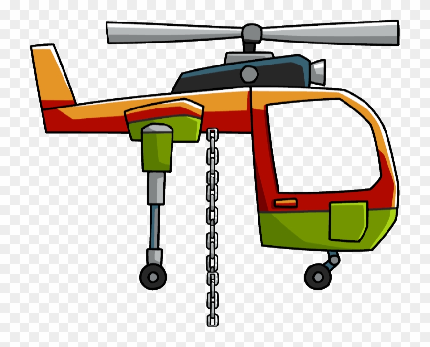 Crane Helicopter - Air Crane Helicopter Clipart - Png Download
