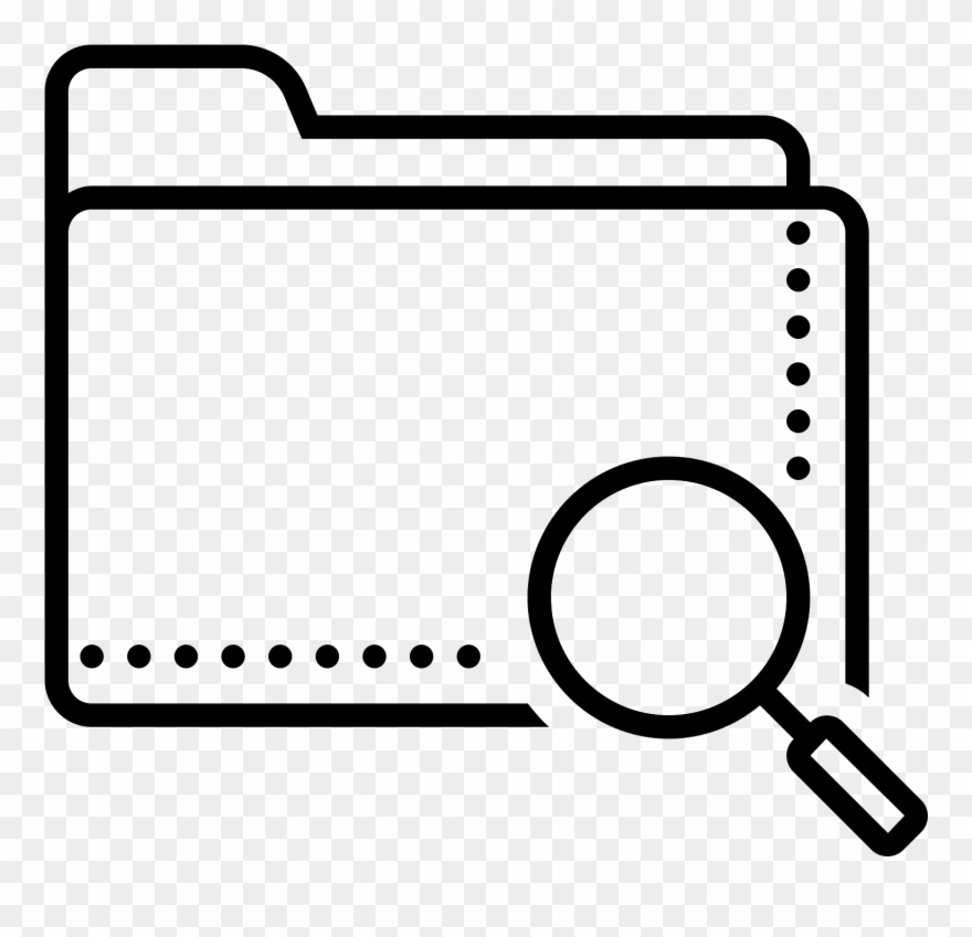 Search Folder Icon - Parcourir Icon Png Clipart
