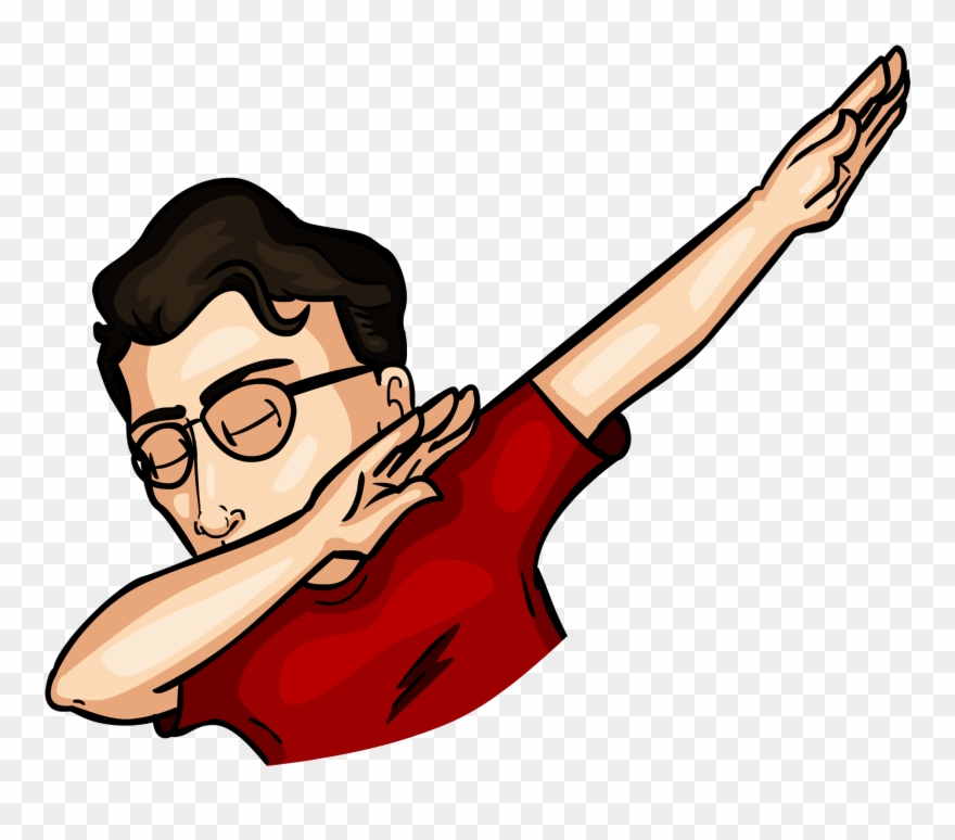 Dabbing - Cartoon Clipart