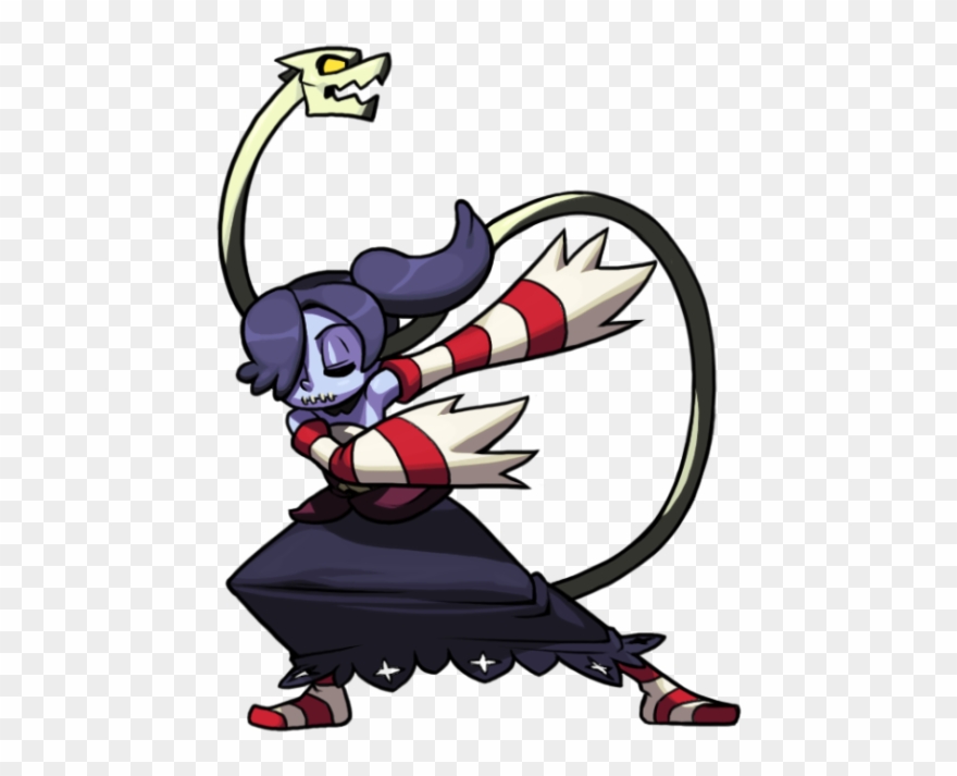Fictional Character Vertebrate Cartoon Mythical Creature - Skullgirls Dab Clipart