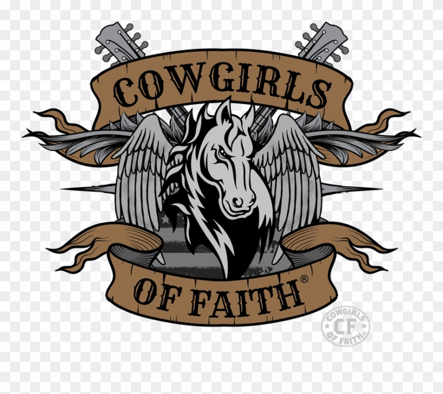 Cowgirls Of Faith Unisex Hoodie - Illustration Clipart