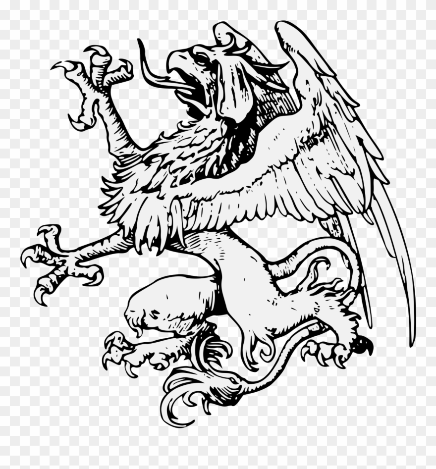 Pdf - German Griffin Clipart