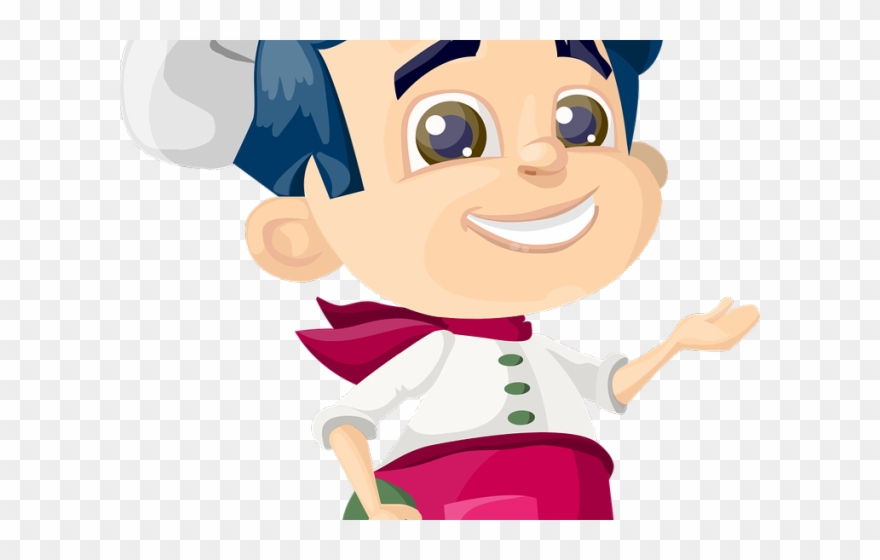 Call Of Duty Clipart Fish Cook - Chef Child Vector Free - Png Download