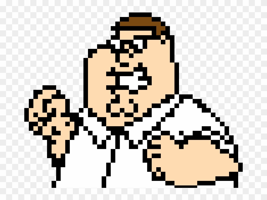8-bit Peter Griffin I Created - 8 Bit Peter Griffin Clipart