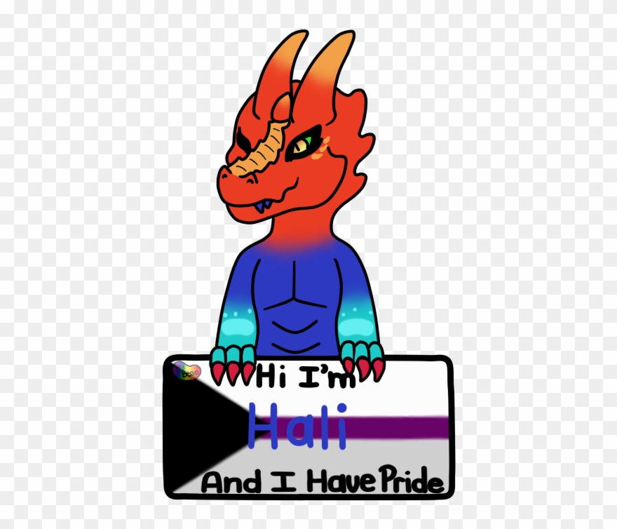 Hali Has Pride - Cartoon Clipart