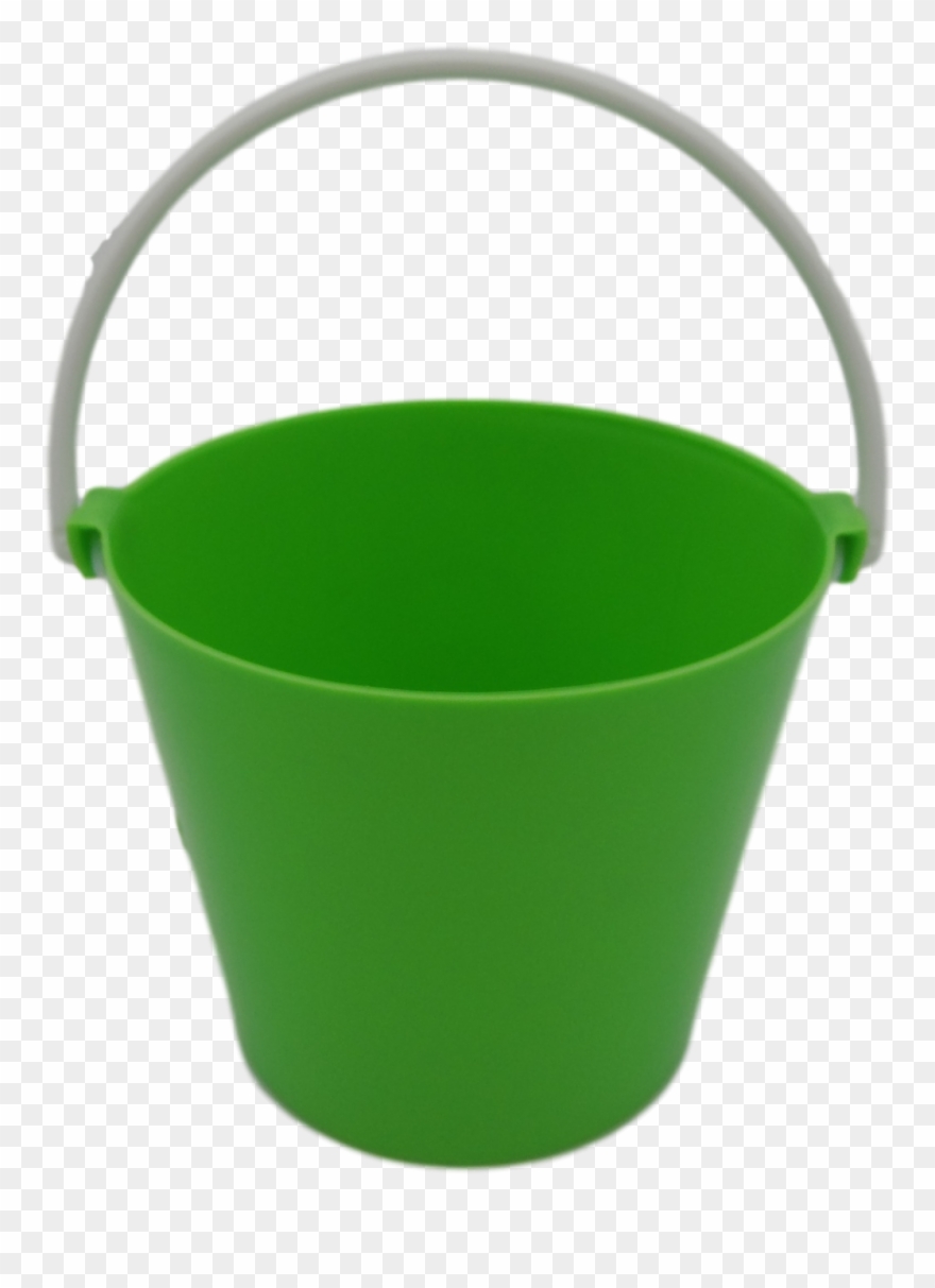Bucket Transparent Green - Plastic Clipart