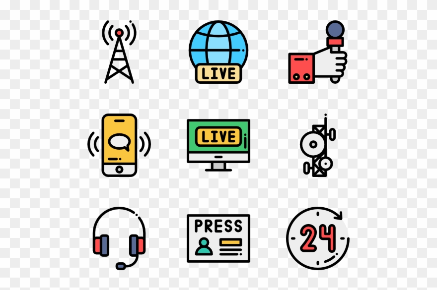 Journalist Icons Free News - Journalism Icon Clipart (#3212920