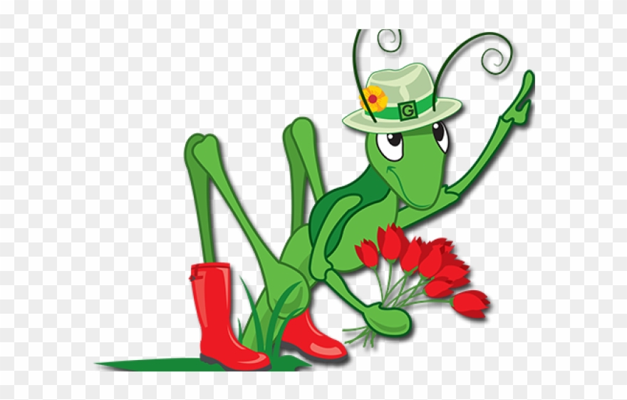 Grasshopper Clipart Big - Cartoon - Png Download