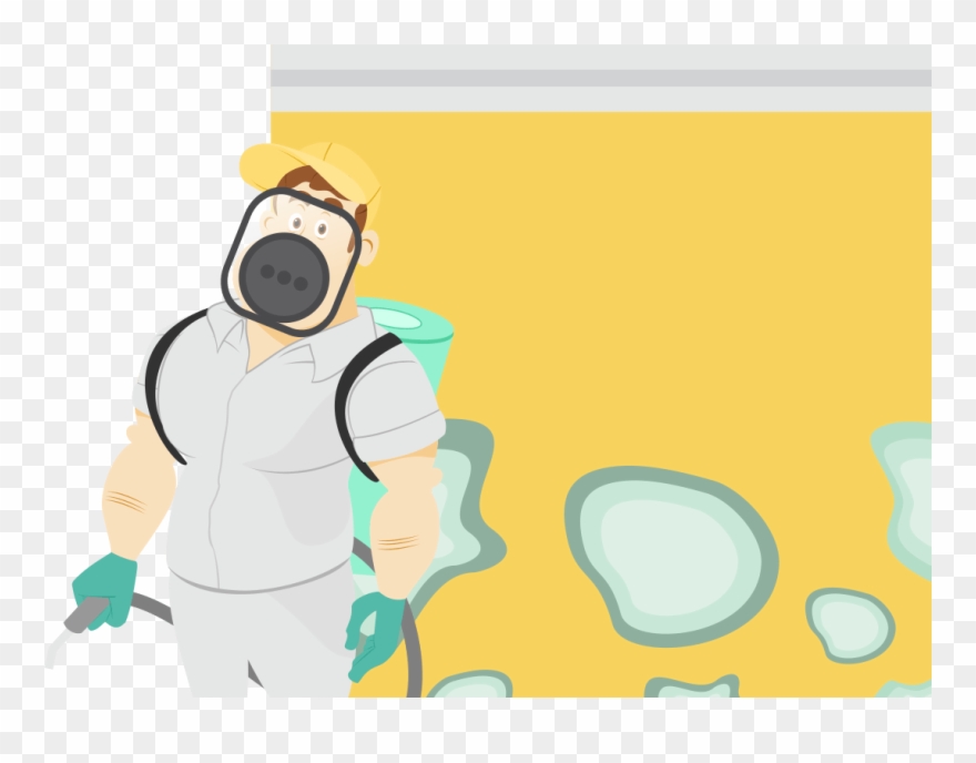 Mold Removal - Cartoon Clipart